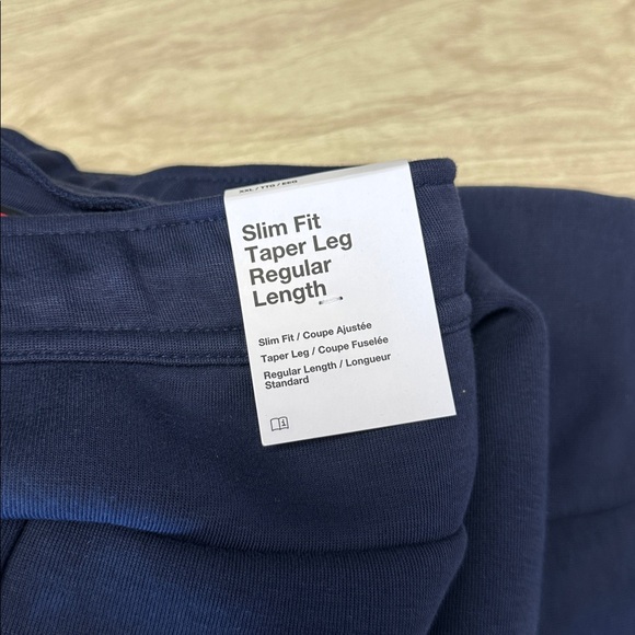 NIKE FLEECE JOGGERS SLIM FIT BLUE - XXL - Picture 7 of 10